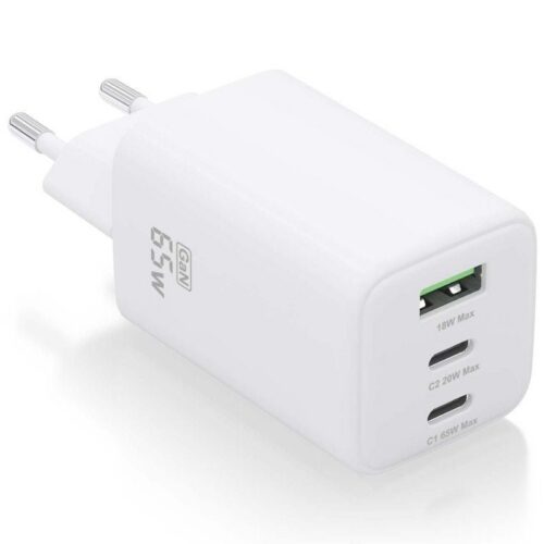 art_ais-carga20asch-65w3p041-w_1 Cargador de Pared GaN Aisens ASCH-65W3P041-W/ 2xUSB Tipo-C/ 1xUSB/ 65W