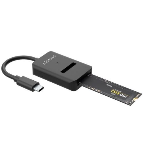 art_ais-dock20m220asuc-m2d011-bk_1-2 Dock USB Tipo-C para SSD M2 SATA/NVMe Aisens ASUC-M2D011-BK/ Negro
