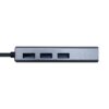 Hub USB-C Aisens A109-0396: 3 Puertos USB 3.0 + Ethernet Gigabit