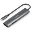 Docking USB Tipo-C Aisens ASUC-7P025-GR/ 1xHDMI 4K/ 3xUSB/ 1xUSB Tipo-C PD/ 1xLector Tarjetas/ Gris