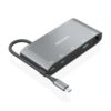 art_ais-hub20asuc-8p010-gr_1 Docking USB-C Aisens 8 en 1 - 4K HDMI, VGA, Ethernet, USB y PD 100W - Gris