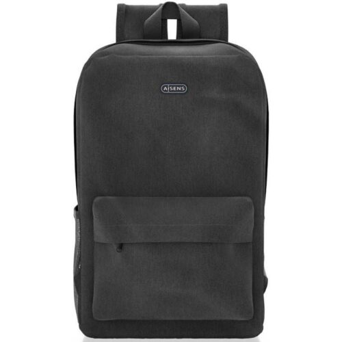 Mochila Aisens ASBG-BP080-BK para Portátil 15.6'' - Negro, Resistente y Organizada