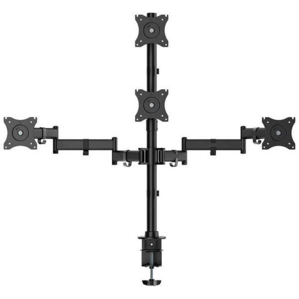 art_ais-soporte20dt27tsr-379_2 Soporte de Mesa para 4 Monitores y TV Aisens DT27TSR-379/ Giratorio/ Inclinable/ hasta 8kg