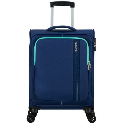 art_amt-maleta20146674-6636_1-2 Maleta de Cabina American Tourister Sea Seeker Spinner 55cm/ 55x40x20cm/ 4 Ruedas/ Marino Combate