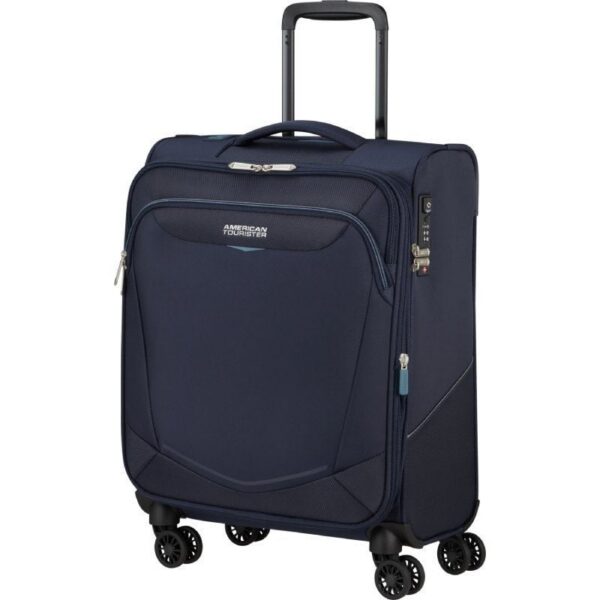 art_amt-maleta20149498-1596_2 Maleta de Cabina American Tourister SummerRide Spinner 55cm/ 55x40x23cm/ 4 Ruedas/ Azul Marino