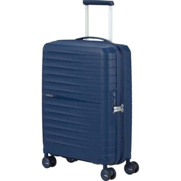 art_amt-maleta20155259-1598_2 Maleta de Cabina American Tourister FastForward Spinner Expansible 55cm/ 55x40x23cm/ 4 Ruedas/ Azul Marino