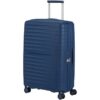 Maleta Mediana American Tourister FastForward Spinner Expansible 68cm/ 68x46x30cm/ 4 Ruedas/ Azul Marino