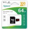 art_apa-microsd2064gb20ap64gmcsx1_1-2 Tarjeta de Memoria Apacer 64GB XC UHS 1 con Adaptador/ Clase 10/ 100MBs