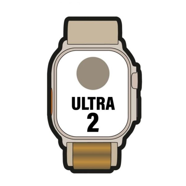 Apple Watch Ultra 2/ GPS/ Cellular/ 49mm/ Caja de Titanio/ Correa Loop Alpine Canela Grande