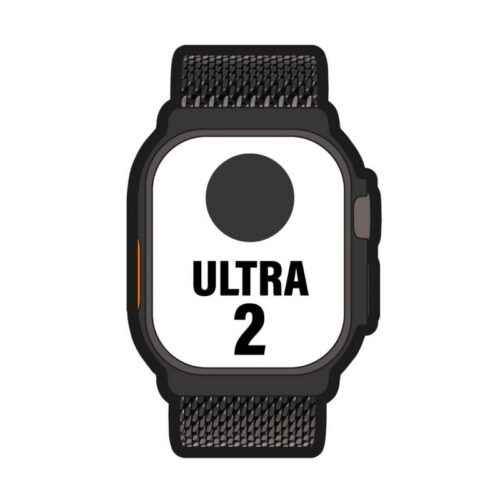 art_apl-watch20ultra20mx5v3tybardera_1-2 Apple Watch Ultra 2/ GPS/ Cellular/ 49mm/ Caja de Titanio Negro / Correa Milanese Loop Grande