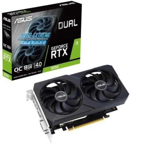 art_asu-gf20rtx305020d20v220oc208g_1-1 Tarjeta Gráfica Asus Dual GeForce RTX 3050 V2 OC/ 8GB GDDR6