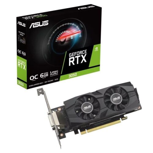 art_asu-gf20rtx305020lp20brk20oc206g_1-2 Tarjeta Gráfica Asus GeForce RTX 3050 LP BRK OC Edition/ 6GB GDDR6/ Compatible con Perfil Bajo