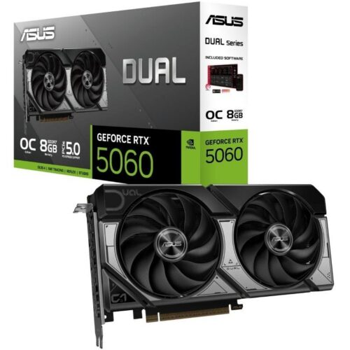 art_asu-gf20rtx506020d20oc208g_1-2 Tarjeta Gráfica Asus Dual GeForce RTX 5060 OC/ 8GB GDDR7