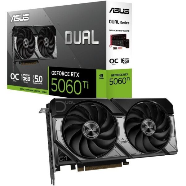 art_asu-gf20rtx5060ti20d20oc2016g_1-2 Tarjeta Gráfica Asus Dual GeForce RTX 5060 Ti OC/ 16GB GDDR7