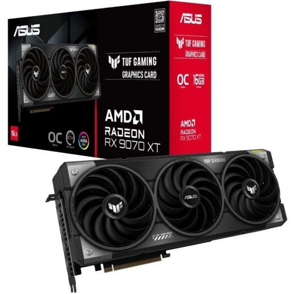 Tarjeta Gráfica Asus TUF Gaming Radeon RX 9070 XT OC/ 16GB GDDR6