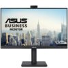 Monitor Profesional Asus BE249QFK 24"/ Full HD/ Webcam/ Multimedia/ Regulable en altura/ Negro