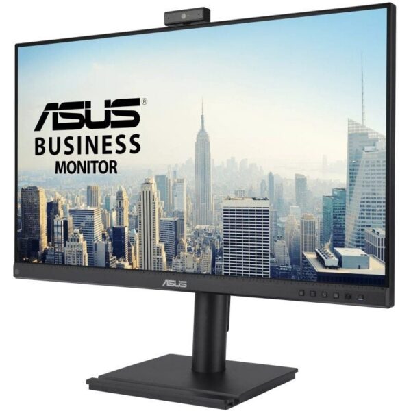 Monitor Profesional Asus BE249QFK 24"/ Full HD/ Webcam/ Multimedia/ Regulable en altura/ Negro