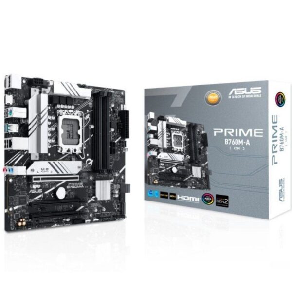 art_asu-pb20prime20b760m-a-csm20v2_1-2 Placa Base Asus PRIME B760M-A-CSM Socket 1700/ DDR5/ PCIe 4.0/ Micro ATX