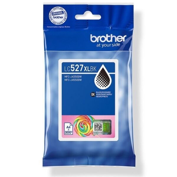 Cartucho de Tinta Original Brother LC527XLBK Alta Capacidad/ Negro