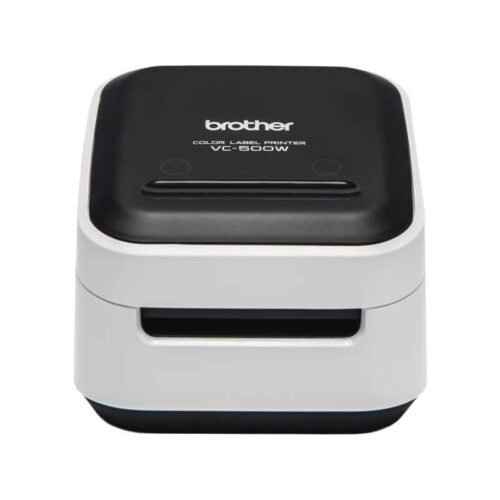Impresora de Etiquetas Color Brother VC-500W/ Zero Ink/ Ancho etiqueta 50mm/ USB-WiFi/ Blanca y Negra
