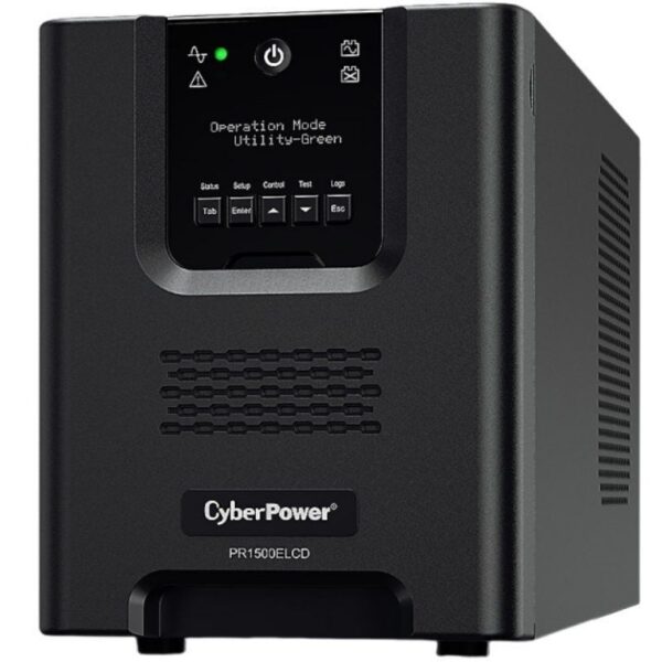 art_cyb-li20pr1500elcd_1 SAI Línea Interactiva Cyberpower PR1500ELCD/ 1500VA-1350W/ 8 Salidas/ Formato Torre