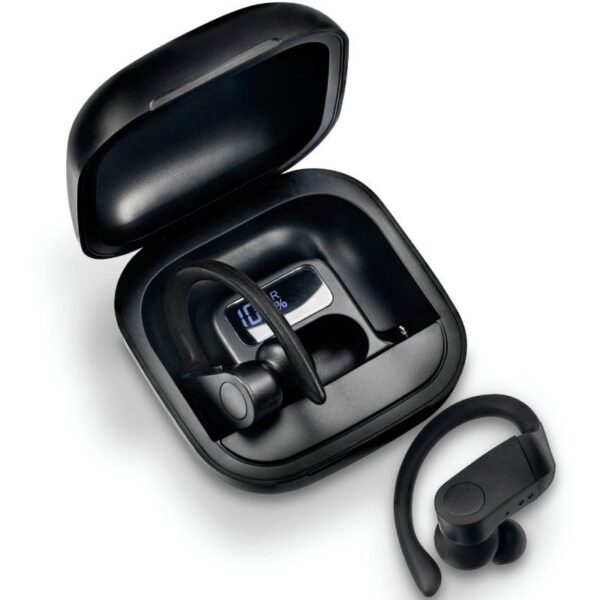 Auriculares Deportivos Bluetooth Daewoo TWS SPORT DW2012 con estuche de carga/ Autonomía 3h/ Negros