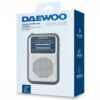 Radio Portátil Daewoo DW1008/ Plata