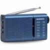 Radio Portátil Daewoo DW1036/ a Pilas/ Azul