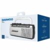 Radio Cassette Daewoo DW1107 - AM/FM con Micrófono y Grabación