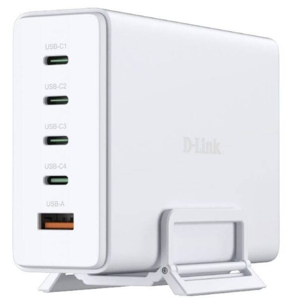 Cargador GaN D-Link DCF-241 240W - 4xUSB-C + 1xUSB-A