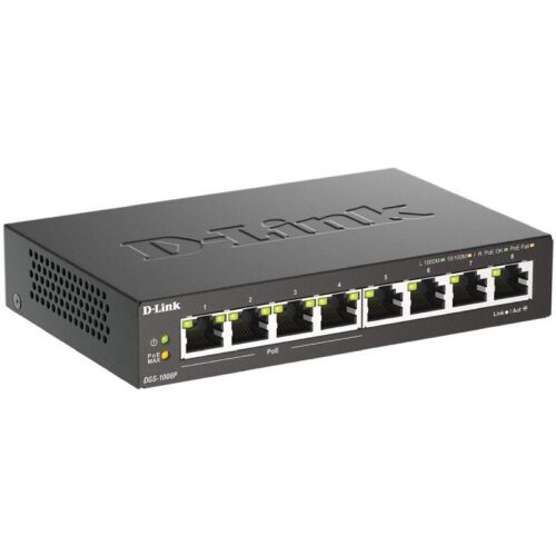 art_dlk-dgs-1008p_1-2 Switch D-Link DGS-1008P 8 Puertos/ RJ-45 Gigabit 10/100/1000/ PoE