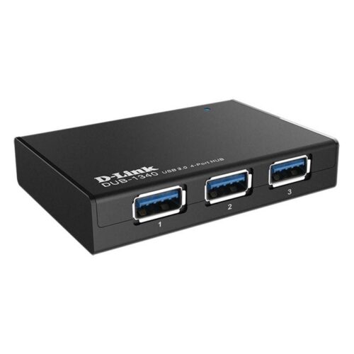 Hub USB 3.0 D-Link DUB-1340 - 4 Puertos con Alimentación Externa