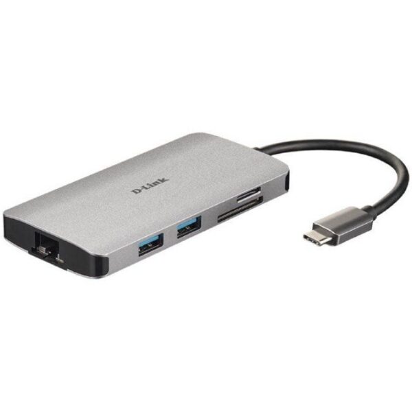 Docking Station USB-C D-Link DUB-M810 - 4K HDMI, Ethernet, 3xUSB, Lector Tarjetas