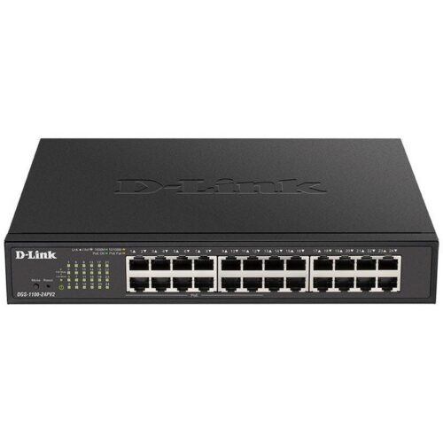 art_dlk-switch20dgs-1100-24pv220e_1-2 Switch Gestionable D-Link DGS-1100-24PV2 24 Puertos/ RJ-45 Gigabit 10/100/1000 PoE