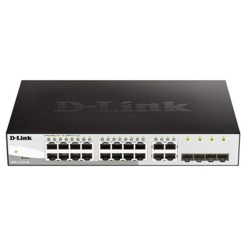 art_dlk-switch20dgs-1210-2020e_1-1 Switch Gestionado D-Link DGS-1210-20 - 20 Puertos Gigabit + 4 SFP