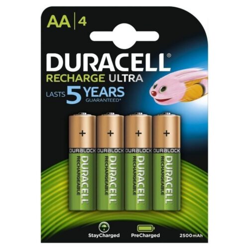 art_drc-pila20hr06-p_1-2 Pack de 4 Pilas AA Duracell HR06-P/ 1.2V/ Recargables