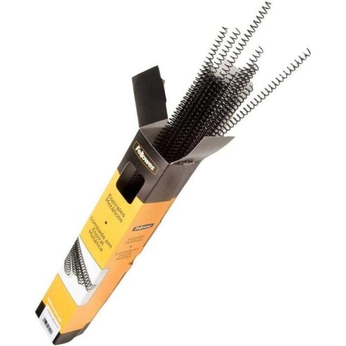 art_fell-espiral205110101_1-1 Espirales Metálicas Fellowes 5110101/ Hasta 40 A4/ 100 unidades/ Negras