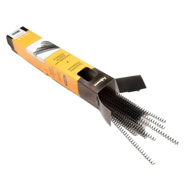 art_fell-espiral205110501_1-2 Espirales Metálicas Fellowes 5110501/ 100 unidades/ Negras