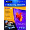 Fundas para Plastificar Fellowes 5306114/ A4/ 80 Micras/ 100 unidades