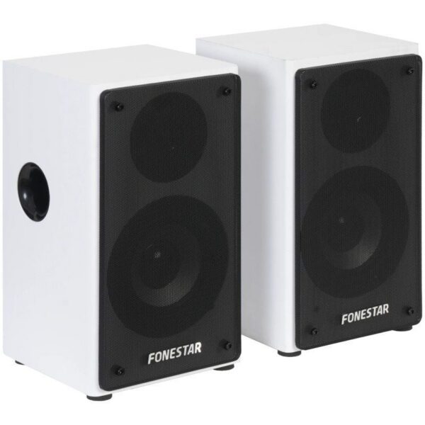 Altavoces Fonestar CLASS-220B 80W 2.0 - Sonido Hi-Fi con Mando a Distancia