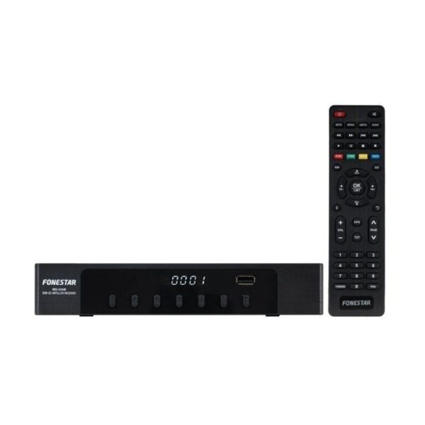 Receptor Satélite HD Fonestar RDS-524HD - DVB-S2 H.265 HEVC con USB y Timeshift