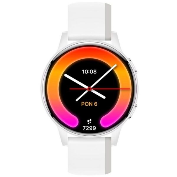 Smartwatch IGO Watch 4 JW-600 - Pantalla AMOLED 1.28'' - Monitoreo Salud - Bluetooth 5.3 - Blanco