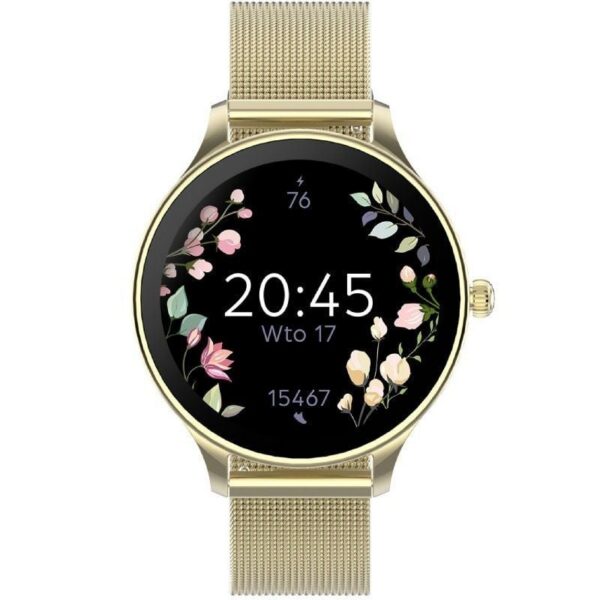 Smartwatch Velora SB-306 Oro - Monitor Cardíaco y Notificaciones