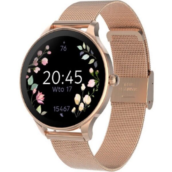 Smartwatch Forever Velora SB-306 - Oro Rosa: Elegancia y Tecnología para Mujeres