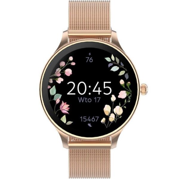 Smartwatch Forever Velora SB-306 - Oro Rosa: Elegancia y Tecnología para Mujeres