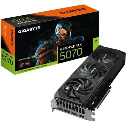 Tarjeta Gráfica Gigabyte GeForce RTX 5070 WindForce OC SFF/ 12GB GDDR7
