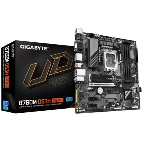 art_gig-pb20b760m20ds3h20gen5_1-3 Placa Base Gigabyte B760M DS3H GEN5 Socket 1700/ DDR5/ PCIe 5.0/ Micro ATX
