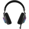 Auriculares Gaming Inalámbricos con Micrófono Hiditec Vortex ARGB/ Jack 3.5/ Bluetooth/ Negros