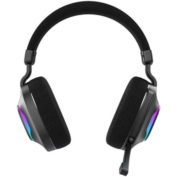 Auriculares Gaming Inalámbricos con Micrófono Hiditec Vortex ARGB/ Jack 3.5/ Bluetooth/ Negros