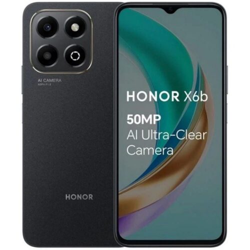 art_hon-sp20x6b204-12820bk20v2_1-2 Smartphone Honor X6B 4GB/ 128GB/ 6.56"/ Negro Medianoche